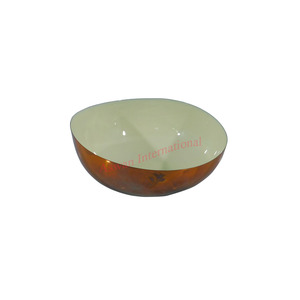 Cuenco de Flores de Metal Gris Personalizable Hecho a Mano, Vajilla Decorativa de Lujo para Bodas, Ecológica y de Alta Calidad, Pulida - Product Image 6