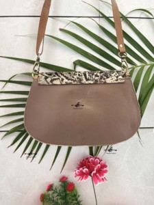 Nouveau sac à main en cuir recyclé de style occidental sac à main multicolore pour femmes sac à bandoulière élégant à usages multiples - Product Image 5