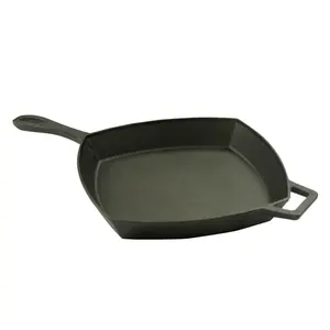 Modern Design Square Shape Chafing Fry <b>Pan</b> Durable Black Coated Eco-friendly Reasonably Priced for Home & Hotel Kitchen Cooking - Product Image 1