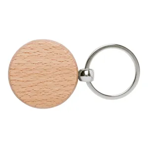Porte-clés en bois personnalisés Wokke pour le merchandising - Product Image 6