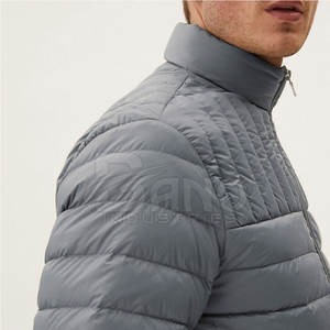 Chaqueta acolchada para hombre de diseño personalizado más vendida 2023, cuello levantado de alta calidad, estilo de invierno más vendido para la moda de calle principal - Product Image 5