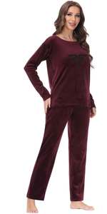 Venta al por mayor de chándales personalizados de terciopelo para mujer moda impermeable deporte de invierno sudor entrenamiento Jogging desgaste con logotipo impreso - Product Image 6