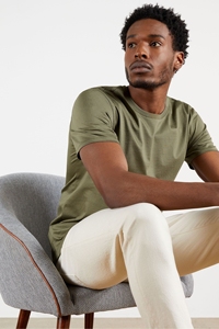 Camiseta larga de algodón 100% de alta calidad con estampado Digital personalizado Unisex con cuello en V holgado Anti-retráctil - Product Image 2