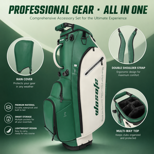 <span class=keywords><strong>Sac</strong></span> <span class=keywords><strong>de</strong></span> golf à pied pour hommes et femmes, nouveau design, en cuir PU imperméable et durable, 6 compartiments, vente directe d'usine, prix <span class=keywords><strong>de</strong></span> gros, OEM - Product Image 3