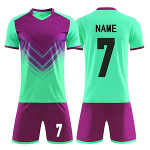 เสื้อฟุตบอลระบายอากาศน้ำหนักเบาของผู้ชายชุด Uniform2022ฟุตบอลดีไซน์ล่าสุด - Product Image 6