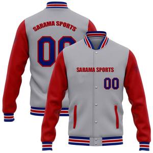 OEM Wholesale Blank <b>Vintage</b> Winter 100% Wool Anti-pilling Stripe Baseball Letterman <b>Varsity</b> <b>Jackets</b> - Product Image 1