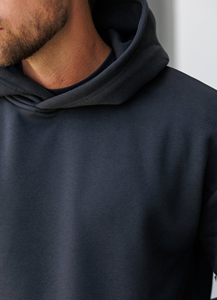Sudaderas con capucha de algodón 100% de alta calidad con cremallera completa para hombre, color sólido, logotipo impreso personalizado, sudadera básica de gran tamaño de 500GSM para hombre a la venta - Product Image 6