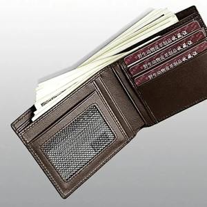 Cartera de cuero de moda de diseño único para hombres y mujeres con diseño moderno y protección RFID disponible para precio de exportación - Product Image 2