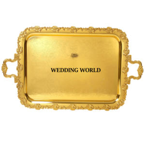 Gold Finished <b>Metal</b> Chocolate Tray Customized Size Designer Chocolate Platter Customized Size New Chocolate Tray - Product Image 1