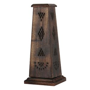 Quemador de Incienso de Madera Hecho a Mano con Orificio Ventilado, Porta Incienso Bakhoor, Diseño Árabe para Decoración de Ramadán, Regalo para el Hogar de Oriente Medio - Product Image 2