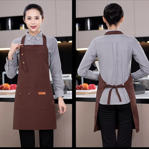 <b>Apron</b> for <b>Men</b> and Women with Adjustable Straps and Large Pockets - Product Image 2