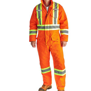 Combinaisons de travail respirantes avec logo personnalisé du fabricant pour la construction routière, vêtements de travail de sécurité réfléchissants - Product Image 6