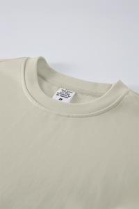 Sweats à capuche de couleur unie Causal Unisex Logo personnalisé Hoodies 440g Sweat-shirt à col rond lourd pour hommes - Product Image 2