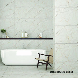 Azulejos de porcelana de diseño de 600x1200 con textura tallada, aspecto de mármol, para decoración interior premium de paredes y pisos. - Product Image 1