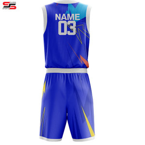 Impresión de logotipo personalizado de alta calidad, nuevo diseño, ropa deportiva, uniforme de baloncesto de poliéster en varios colores - Product Image 2