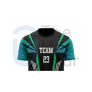 Fabricant OEM de maillots de football personnalisés, vente en gros de kits d'équipe, maillots en polyester respirants, légers et à séchage rapide, logo - Product Image 4