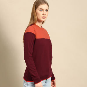 Drop Shoulder High Quality Crew Neck <b>Long</b> Sleeve Drop Shoulder Embroidered Custom Logo <b>Sweatshirt</b> <b>Women</b> - Product Image 4