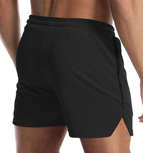 Shorts de sport pour hommes DESIGN, poche zippée, légers, pour la salle de sport, la course à pied, sans doublure, musculation, logo personnalisé, vente en gros, usine - Product Image 5