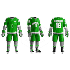 Uniforme de Hockey sobre Hielo Transpirable para Hombre, 100% Poliéster, Servicio OEM, Personalizado - Product Image 2