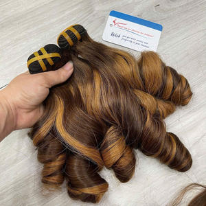 Extensiones de Cabello Humano Vietnamita Rizado y Voluminoso de Lujo, Suaves, Abundantes y Definidas, Rizos Vírgenes, Suministro al por Mayor - Product Image 2