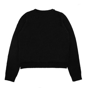 Pull d'hiver avec logo personnalisé pour hommes Pull en tricot à motif jacquard respirant Pull en coton décontracté à col ras du cou de style haussé d'épaules - Product Image 3