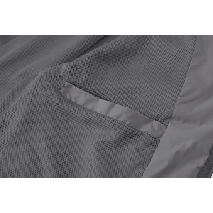 Veste coupe-vent légère pour homme avec poche à capuche Imperméable respirant à séchage rapide Veste d'extérieur de couleur unie pour homme - Product Image 6