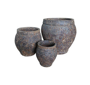 Productos al por mayor maceta de cerámica Atlantis grande de Estilo Vintage decoraciones interiores y exteriores esmaltadas para suministros para el hogar y el jardín - Product Image 5