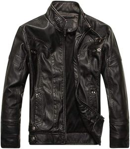 Veste en cuir de mode d'hiver pour hommes la plus vendue sur mesure avec un nouveau tissu teint en état de haute qualité traité - Product Image 6