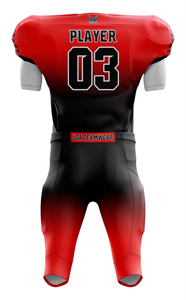 Uniforme de Fútbol Americano de Verano para Hombre, Talla Grande, Secado Rápido, Transpirable, Tejido de Malla Elástica, Impresión por Sublimación, Parche de Goma - Product Image 2