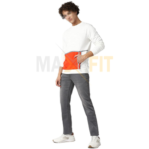 Maxfit เสื้อสเวตเตอร์สวมหัวลำลองสำหรับผู้ชายน้ำหนักเบามีสไตล์แจ๊กเก็ตสำหรับใส่วิ่งในฤดูหนาว - Product Image 4