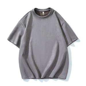 Camiseta de dibujos animados Vintage lavado verano ropa de calle deportes proveedores en blanco de gran tamaño y corto Moda hombre ropa camiseta para hombres - Product Image 3