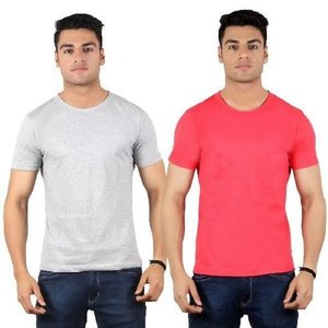 Camiseta Lisa para Hombre con Tejido de Algodón Peinado Bio Lavado, Personalizable y de Ajuste Cómodo, Hecha en India - Product Image 3