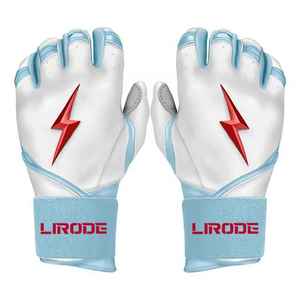 Hotsale Gants de frappeur de baseball en cuir de chèvre personnalisés Qualité professionnelle avec logo Beisbol Bateo Guantes De - Product Image 4