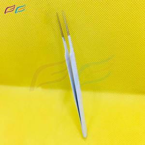 Stainless Steel Fiber Tip Lash Tweezers Custom Logo Precision Isolation Volume Lash Tweezers Manufacturer - Product Image 3