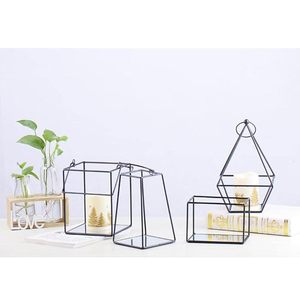 Customized Table <b>Dinner</b> Decorative Metal Candlestick Holder Black Gold Color <b>Candle</b> Holder on Sale <b>Candle</b> Tae Light Stand - Product Image 2