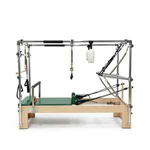 Équipement de Pilates portable pour étirements musculaires complets du corps, en bois d'érable, Cadillac Reformer 3-en-1, garantie de 5 ans pour le Pilates - Product Image 1