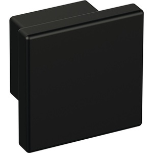 HEWI 547.32B3 Deep Black Matt Plastic Furniture Knob 90 Deep Black Matt Cabinet Organizer - Product Image 1