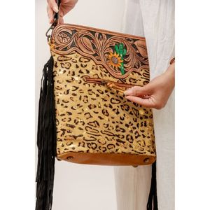 Sac à main en cuir Style nouveau, sac à main en tissu Jacquard sac fourre-tout grande taille Vintage sac multicolore - Product Image 3