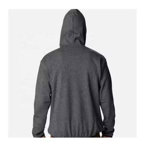 Sudadera con capucha y cremallera para hombre, cárdigans con estampado de abullonado y logotipo personalizado con cremallera de gran tamaño, sudaderas con capucha de lana unisex - Product Image 4