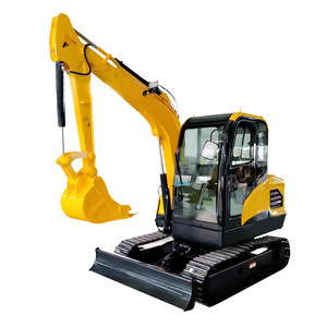 Chargeuse compacte sur chenilles jaune avec godet de 0,12 m³ pour moteur 120 kW, forte puissance de creusement, garantie 4 ans - Product Image 5