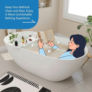 Woxin Offre Spéciale : Boule de Nettoyage et de Détartrage pour SPA, Éponge Filtrante Blanche Globulaire, Accessoire de Bain pour Usage Domestique - Product Image 3