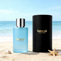 Flacon de parfum givré rechargeable, anti-fuite, pour stockage de parfum 30ml, roll-on pour soins de la peau avec diffuseur à bâtonnets