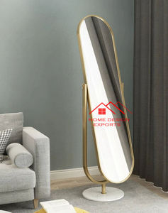 Miroir de sol en métal en laiton de grande taille pour la décoration intérieure Miroir de sol de haute qualité au prix de gros - Product Image 2