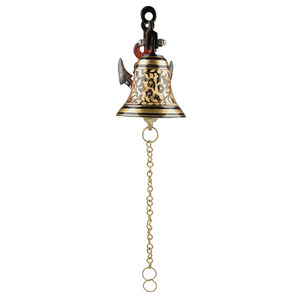 Cast Iron <b>Door</b> Bell <b>Rustic</b> Finished Metal Hanging Courtyard Bell Wall Mounted Welcome Home <b>Door</b> Bell Home Decoration Suppliers - Product Image 3