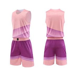 Uniforme de basket-ball en polyester durable fabriqué par l'équipe Le dernier maillot de basket-ball uniforme bsci, polyester, vêtements de sport - Product Image 1