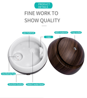 Humidificateur de voiture à bas prix Entrepôt de Chine Diffuseur élégant en bois Mini Diffuseur Diffuseur d'air Humidificador De Coche