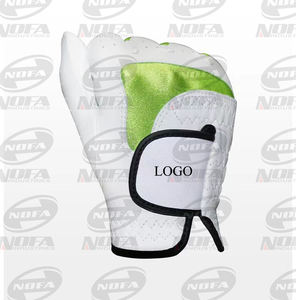 Guantes de golf antideslizantes transpirables deportivos de piel de cordero de PU para hombre con logotipo personalizado de fabricante OEM, paquete individual con logotipo personalizado para mano izquierda y derecha - Product Image 6