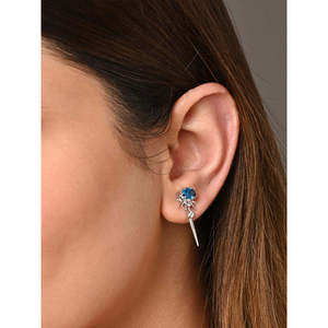 CLARA ต่างหูเงินแท้ 925 รุ่นโดโลเรส เครื่องประดับแฟชั่นทันสมัย - Product Image 6