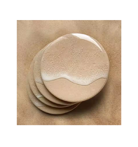 Dessous de verre en résine au look tendance pour fêtes et célébrations feuille concevant des produits de qualité exclusifs - Product Image 2