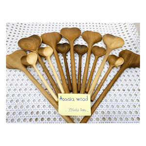 ช้อนไม้รูปหัวใจ-ทางเลือกที่ดีที่สุดสำหรับอุปกรณ์ทำอาหาร-ช้อนทำด้วยมือเครื่องครัวที่ยั่งยืน-ช้อนน้ำผึ้ง - Product Image 3